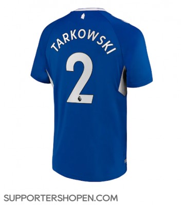 Everton James Tarkowski #2 Hemma Matchtröja 2022-23 Kortärmad